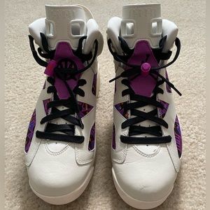 Nike Air Jordan 6 Retro Quai 54 Size 10 CZ4152-101 Purple White 2020